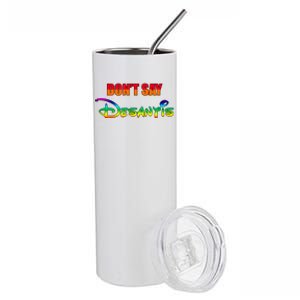 Dont Say Desantis Anti Florida Stainless Steel Tumbler