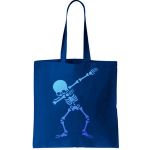 Dabbing Skeleton Dab Funny Halloween Adult Gift Tote Bag