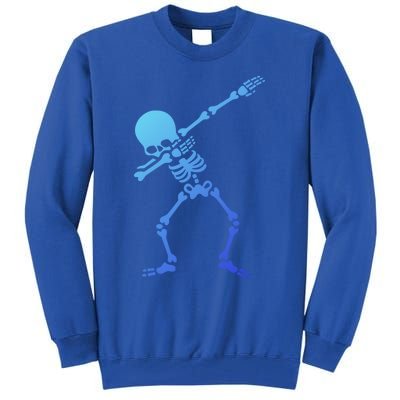 Dabbing Skeleton Dab Funny Halloween Adult Gift Tall Sweatshirt