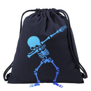 Dabbing Skeleton Dab Funny Halloween Adult Gift Drawstring Bag