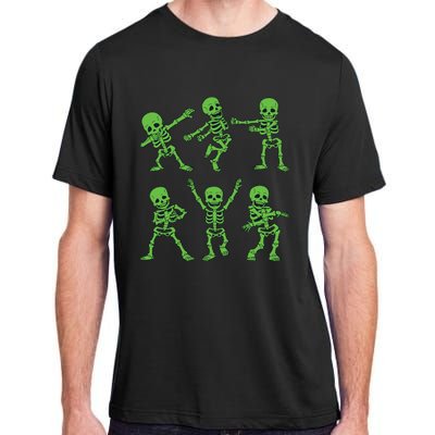 Dancing Skeletons Dance Challenge Girl Boys Kids Halloween Adult ChromaSoft Performance T-Shirt