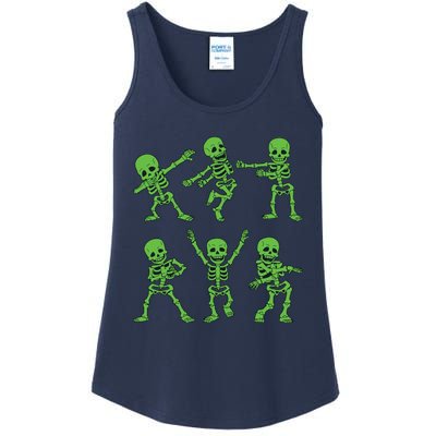 Dancing Skeletons Dance Challenge Girl Boys Kids Halloween Ladies Essential Tank