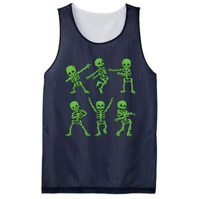 Dancing Skeletons Dance Challenge Girl Boys Kids Halloween Mesh Reversible Basketball Jersey Tank