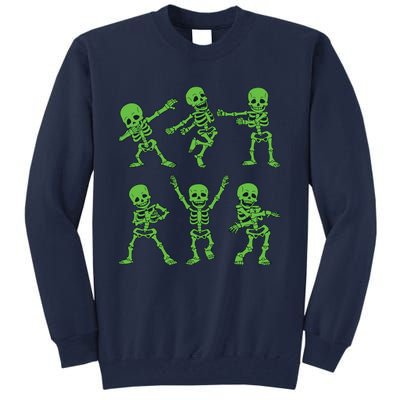 Dancing Skeletons Dance Challenge Girl Boys Kids Halloween Tall Sweatshirt