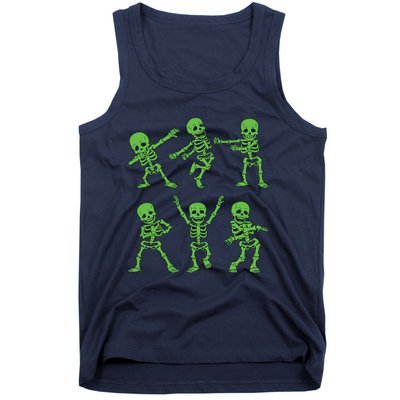 Dancing Skeletons Dance Challenge Girl Boys Kids Halloween Tank Top