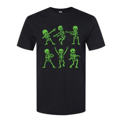 Dancing Skeletons Dance Challenge Girl Boys Kids Halloween Softstyle CVC T-Shirt