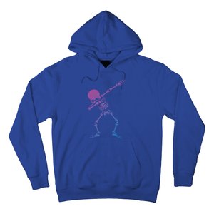 Dabbing Skeleton Dab Funny Halloween Adult Gift Hoodie