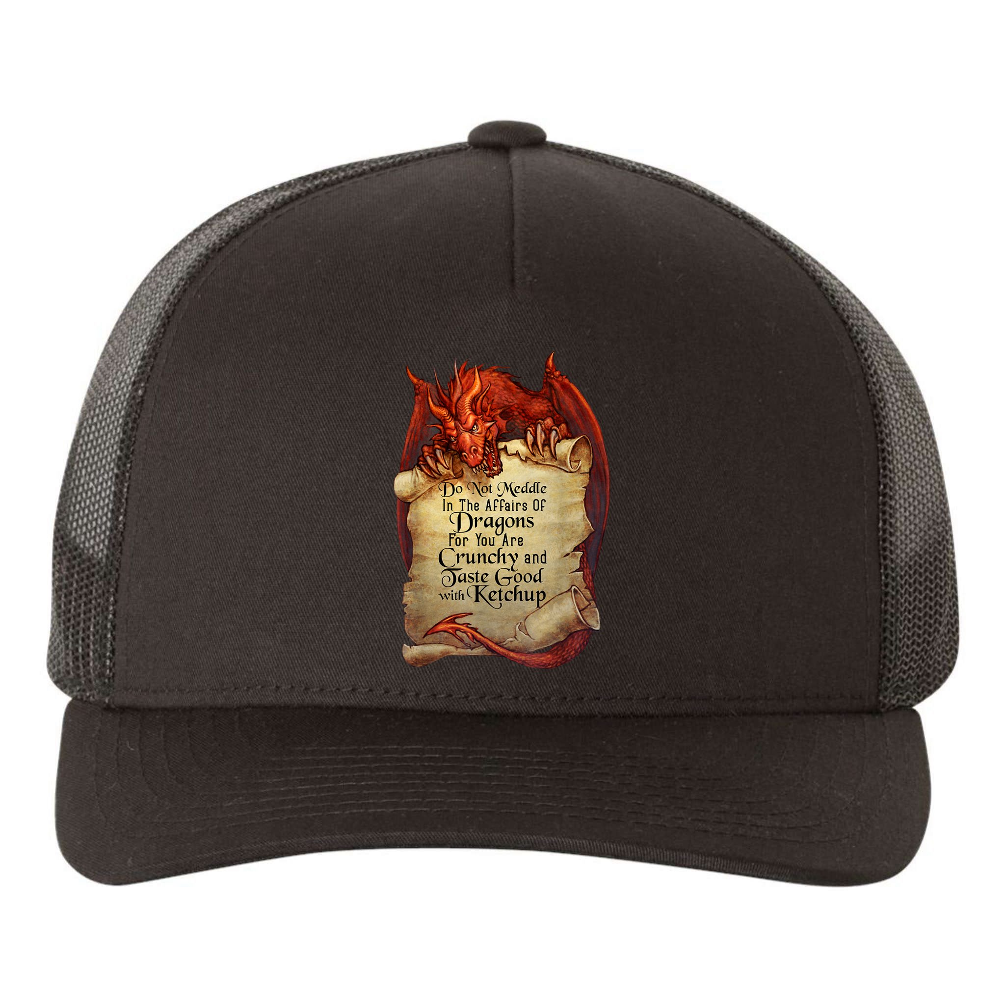 Dragon Shirt Do Not Meddle In The Affairs Of Dragons Gift Yupoong Adult 5-Panel Trucker Hat