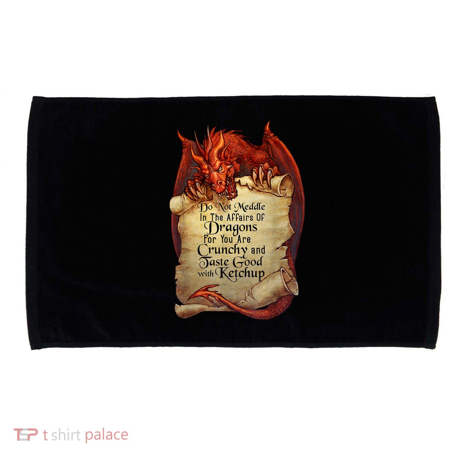 Dragon Shirt Do Not Meddle In The Affairs Of Dragons Gift Microfiber Hand Towel