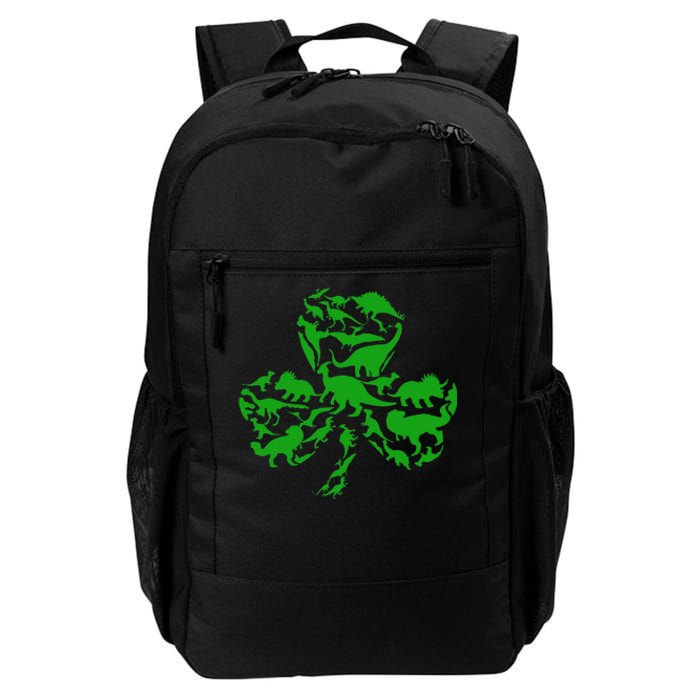 Dinosaur Shamrock Dino Clover Leaf St Patricks Day Daily Commute Backpack