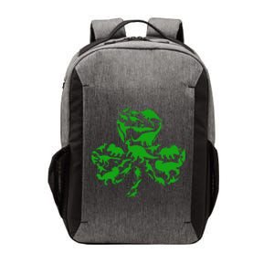 Dinosaur Shamrock Dino Clover Leaf St Patricks Day Vector Backpack