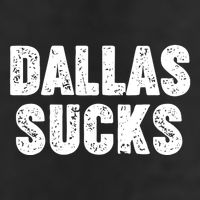 Dallas Sucks 7 Panel Mesh Trucker Snapback Hat