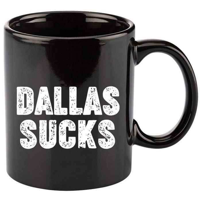 Dallas Sucks 11oz C Handle Ceramic Mug