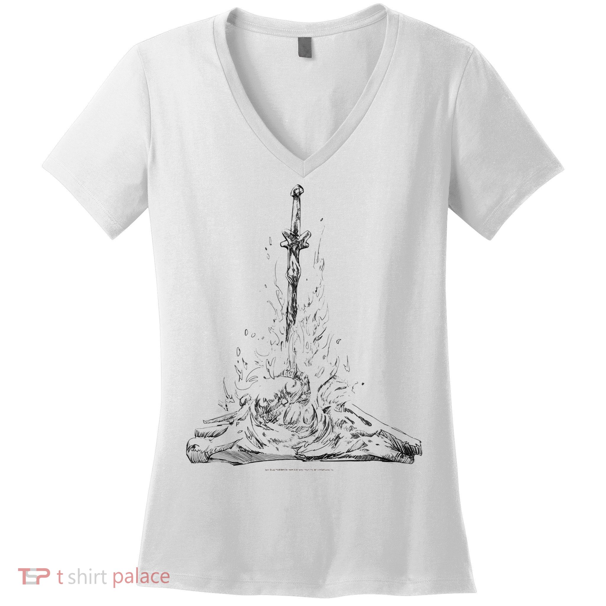 Dark Souls Women's V-Neck T-Shirt