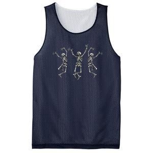 Dancing Skeletons Mesh Reversible Basketball Jersey Tank