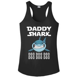 Daddy Shark Doo Doo Doo Ladies PosiCharge Competitor Racerback Tank