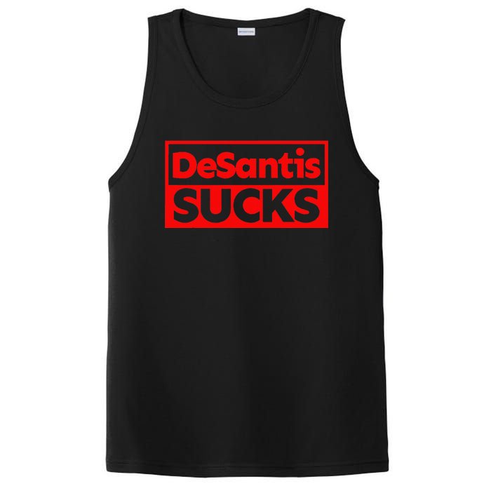 DeSantis Sucks DESANTIS IS AN IDIOT DESANTIS IS A MORON PosiCharge Competitor Tank