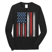 Drum Sticks Drummer Gift Drumming Percussion Long Sleeve Shirt