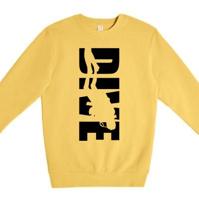 Dive Scuba Diving Graphic Scuba Diving Premium Crewneck Sweatshirt