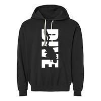 Dive Scuba Diving Graphic Scuba Diving Garment-Dyed Fleece Hoodie