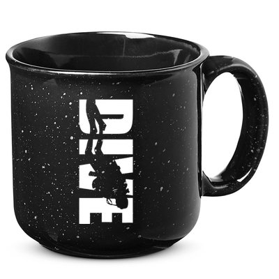 Dive Scuba Diving Graphic Scuba Diving 15oz Campfire Ceramic Mug