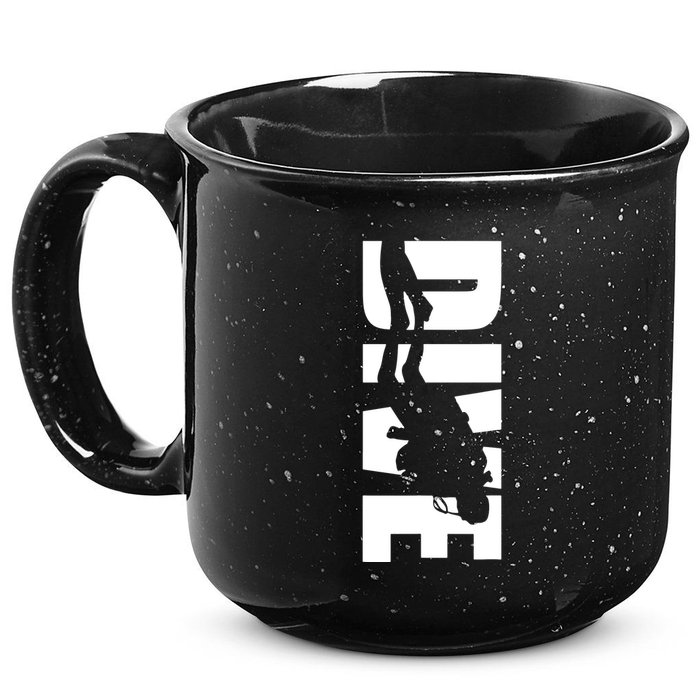Dive Scuba Diving Graphic Scuba Diving 15oz Campfire Ceramic Mug