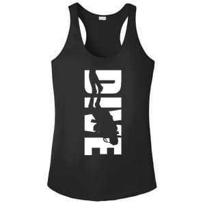 Dive Scuba Diving Graphic Scuba Diving Ladies PosiCharge Competitor Racerback Tank