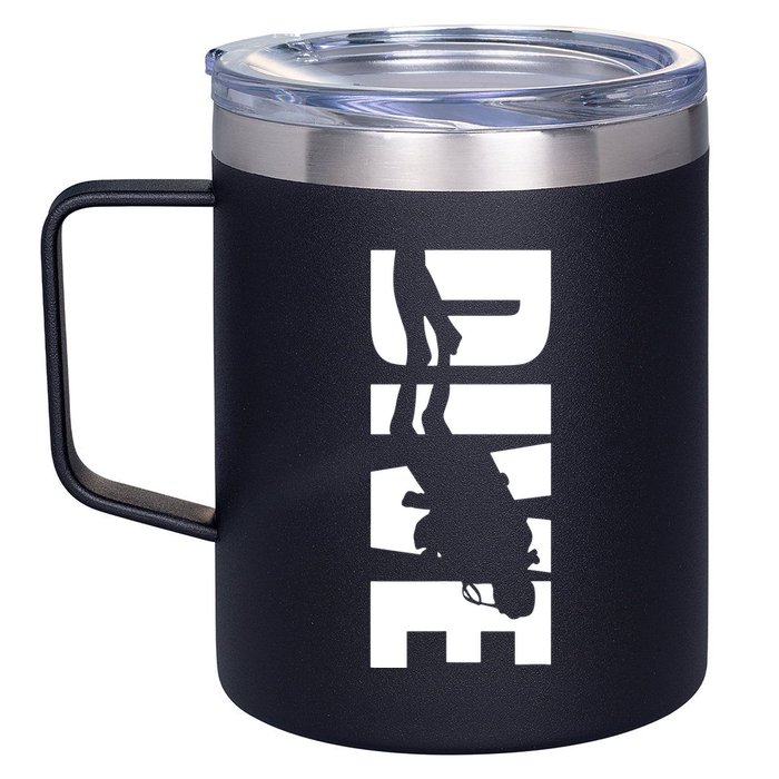 Dive Scuba Diving Graphic Scuba Diving 12oz Stainless Steel Coffee Mug
