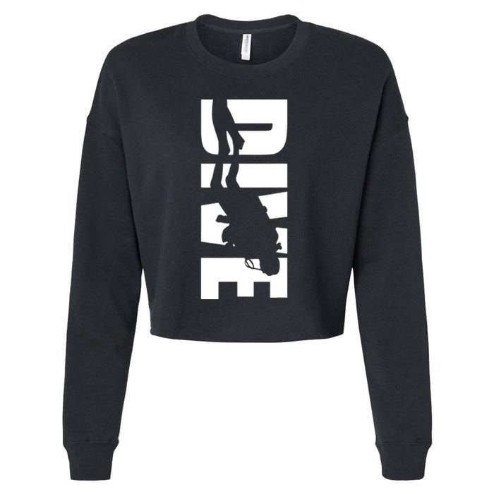 Dive Scuba Diving Graphic Scuba Diving Cropped Pullover Crew