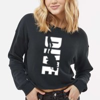 Dive Scuba Diving Graphic Scuba Diving Cropped Pullover Crew