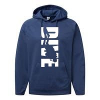 Dive Scuba Diving Graphic Scuba Diving Performance Fleece Hoodie