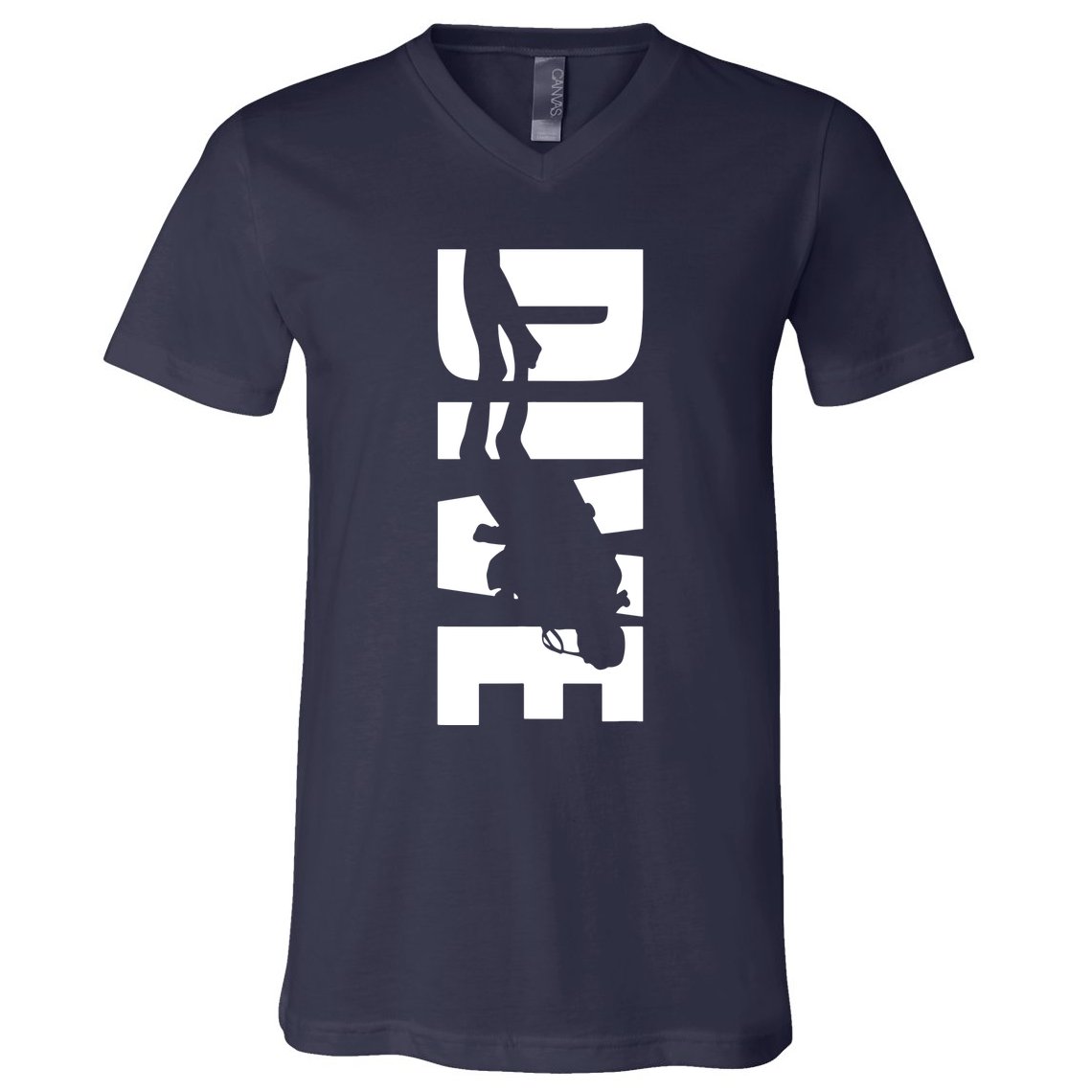 Dive Scuba Diving Graphic Scuba Diving V-Neck T-Shirt