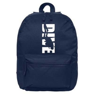 Dive Scuba Diving Graphic Scuba Diving 16 in Basic Backpack