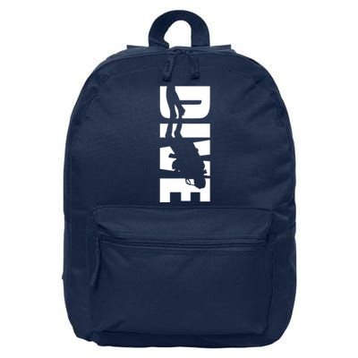 Dive Scuba Diving Graphic Scuba Diving 16 in Basic Backpack