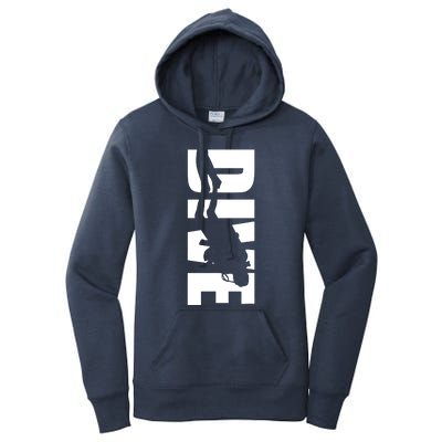 Dive Scuba Diving Graphic Scuba Diving Women's Pullover Hoodie