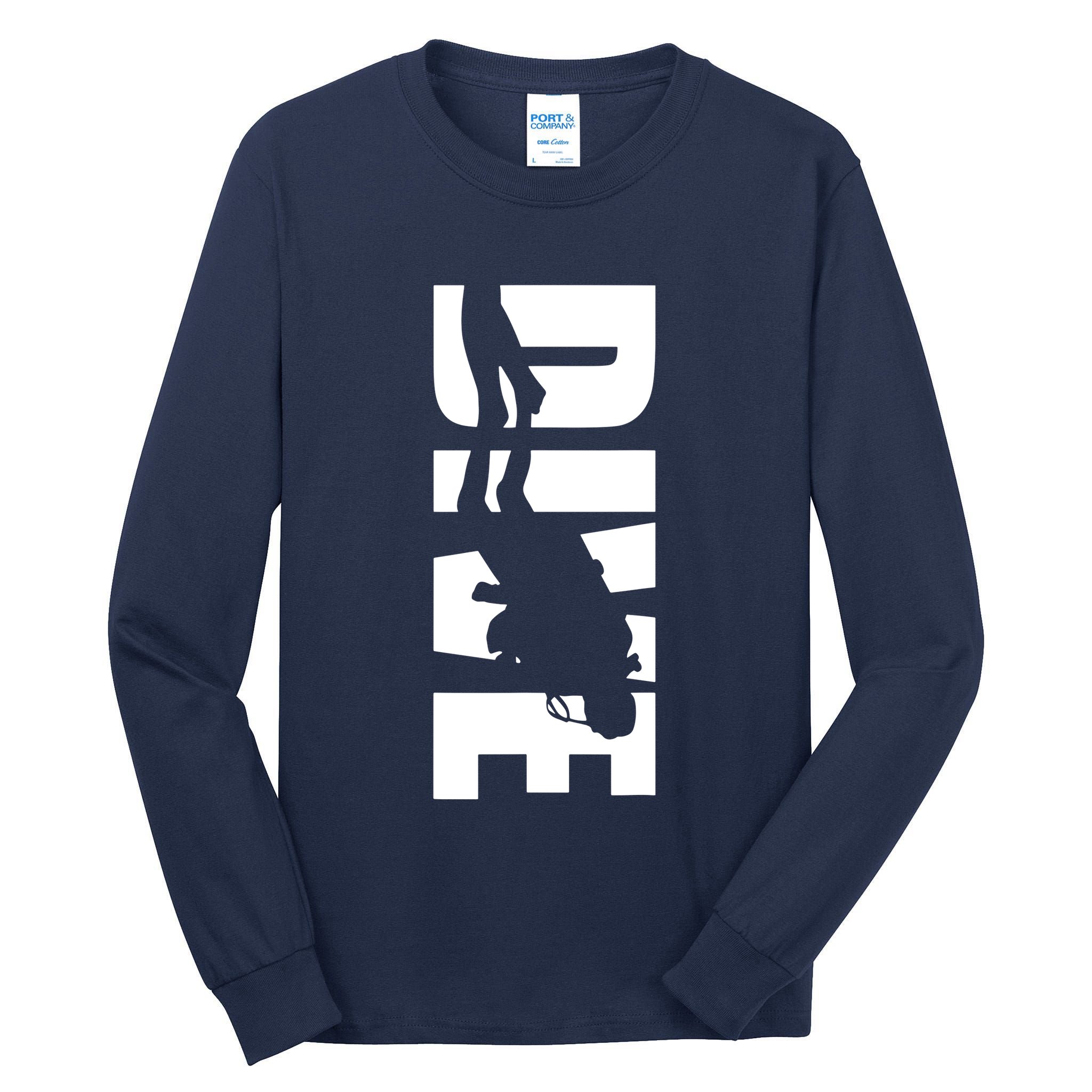 Dive Scuba Diving Graphic Scuba Diving Tall Long Sleeve T-Shirt