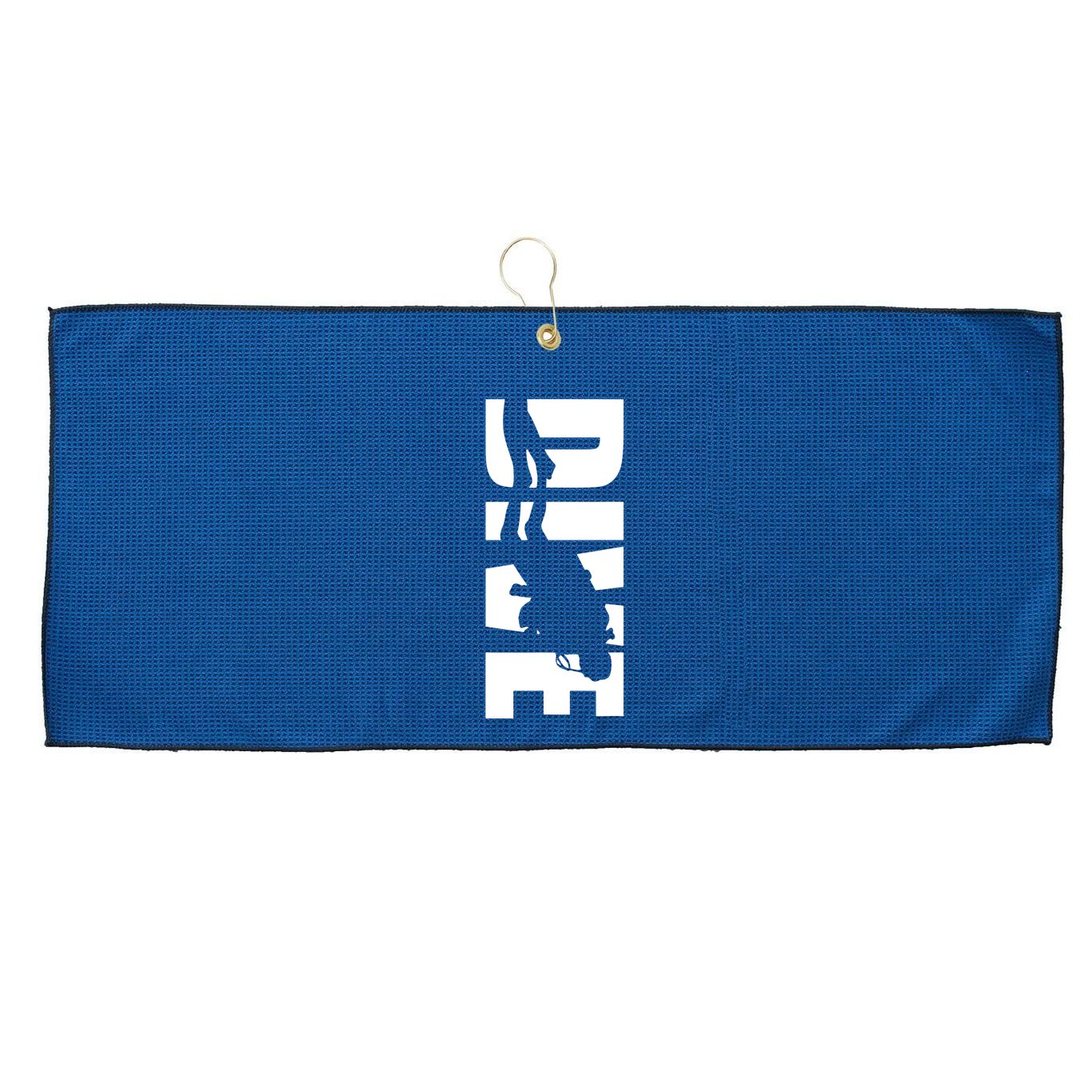 Dive Scuba Diving Graphic Scuba Diving Large Microfiber Waffle Golf Towel