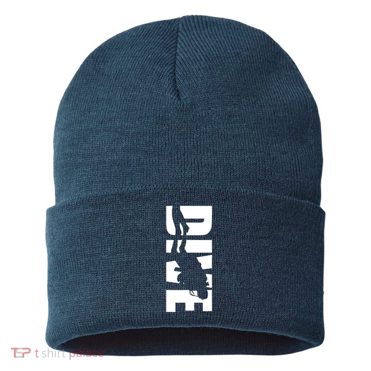 Dive Scuba Diving Graphic Scuba Diving Sustainable Knit Beanie
