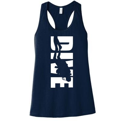 Dive Scuba Diving Graphic Scuba Diving Women's Racerback Tank