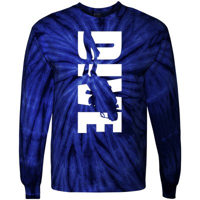 Dive Scuba Diving Graphic Scuba Diving Tie-Dye Long Sleeve Shirt