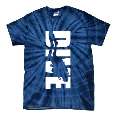 Dive Scuba Diving Graphic Scuba Diving Tie-Dye T-Shirt