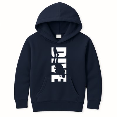 Dive Scuba Diving Graphic Scuba Diving Kids Hoodie