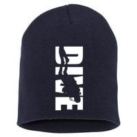 Dive Scuba Diving Graphic Scuba Diving Short Acrylic Beanie
