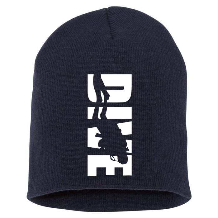 Dive Scuba Diving Graphic Scuba Diving Short Acrylic Beanie