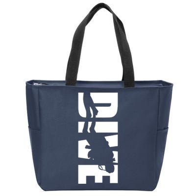 Dive Scuba Diving Graphic Scuba Diving Zip Tote Bag