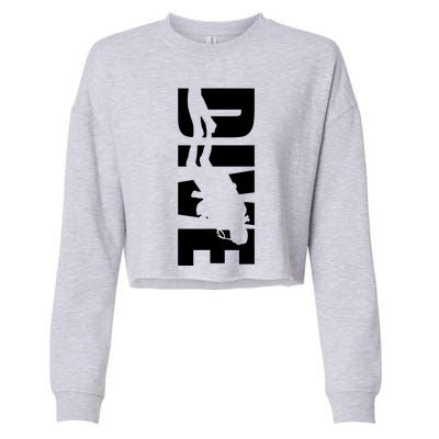 Dive Scuba Diving Graphic Scuba Diving Cropped Pullover Crew