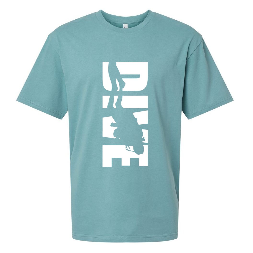 Dive Scuba Diving Graphic Scuba Diving Sueded Cloud Jersey T-Shirt