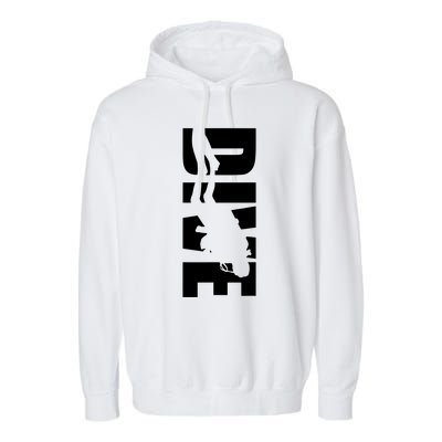 Dive Scuba Diving Graphic Scuba Diving Garment-Dyed Fleece Hoodie