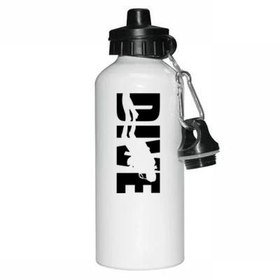 Dive Scuba Diving Graphic Scuba Diving Aluminum Water Bottle