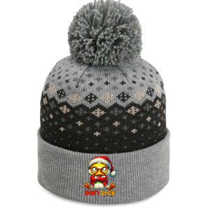 Dear Santa Dont Duck With Me Funny Sarcastic Grumpy Duck Christmas The Baniff Cuffed Pom Beanie